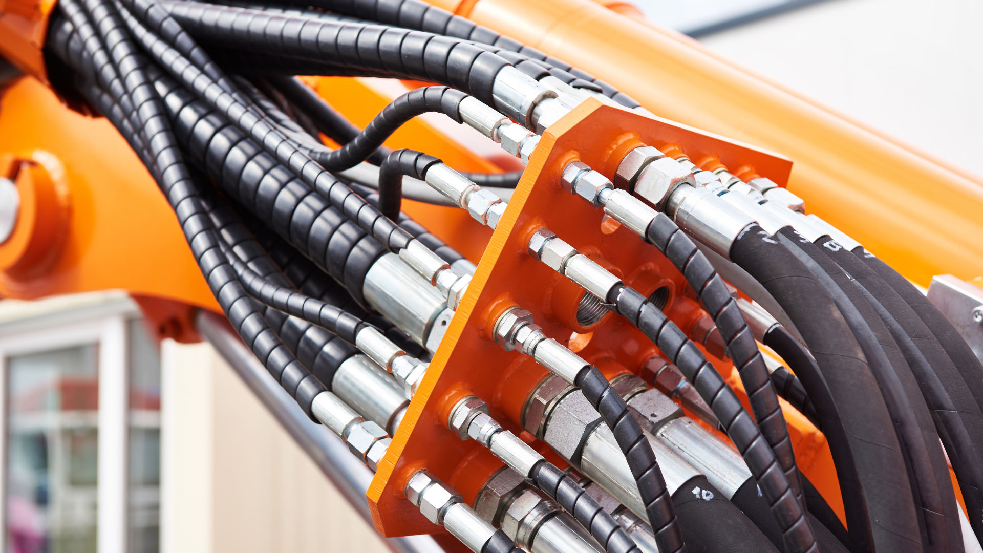Custom hydraulic hose fittings built by Superior Industrial Supply